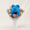 Bouquet ours bleu Bouquet ours bleu (couleurs aux choix)