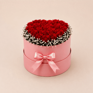 Cœur Boîte roses éternelles