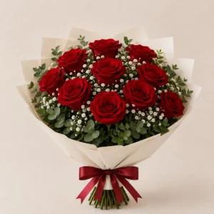 Bouquet de roses rouges Bouquet (10-15-20 roses)